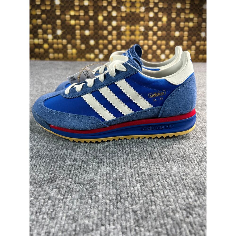 Adidas SL 72 RS Blue White Red Women's Sneakers Size 4.5 US Retro Running Shoes - Picture 6 of 9